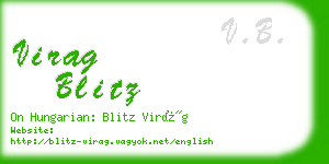 virag blitz business card